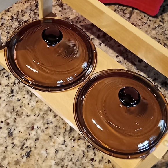 Vintage Corningware VISION/PYREX Amber Glass Sauce Pan With Lid. 1 Liter. USA. - Picture 12 of 16